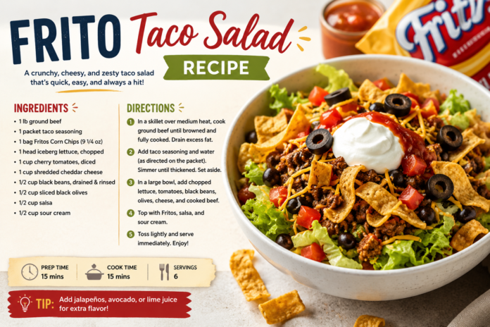 frito taco salad recipe