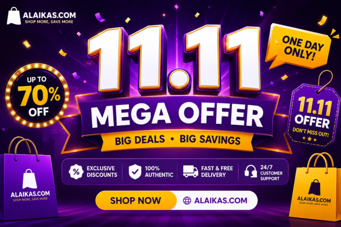 11 11 offer on alaikas.com